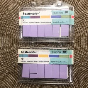 Fastenater Heliotrope (Lavender) Staple Bars